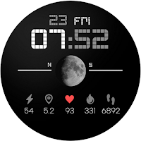 Minimal Moon Watch Face PRO