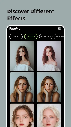 FacePro- Cartoon, Hair App Screenshot 1