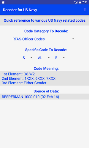 Decoder for US Navy Screenshot 1
