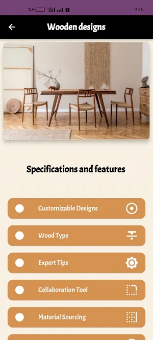 Wooden designs Screenshot 0