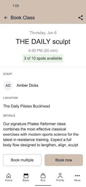 The Daily Pilates Screenshot 2