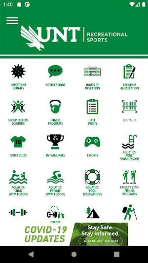 UNT Rec Sports Screenshot 1