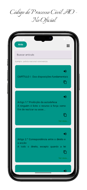 Código de Processo Civil AO Screenshot 0