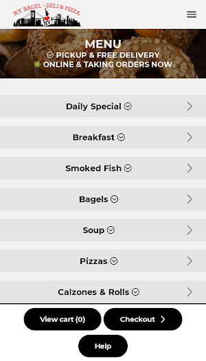NY Bagel Deli & Pizza Screenshot 3
