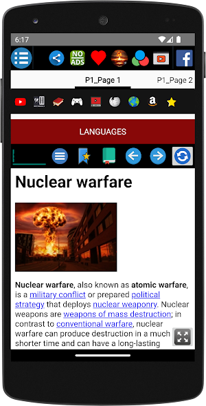 Nuclear warfare - History Screenshot 1