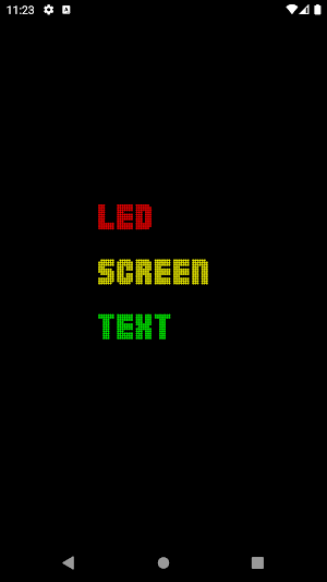 Simple LED Screen text Screenshot 0