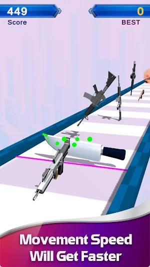 Slice Master Gun 3D Screenshot 3