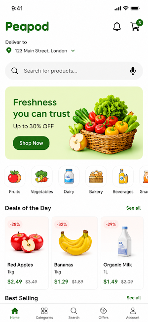 Peapod Screenshot 0