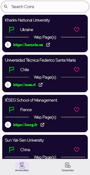 World Universities Screenshot 0