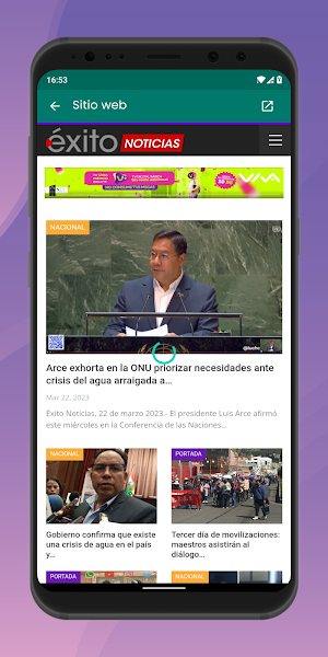 Radio Exito Santa Cruz Screenshot 2