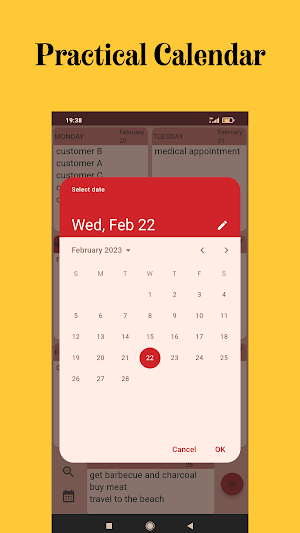weekly planner Screenshot 2