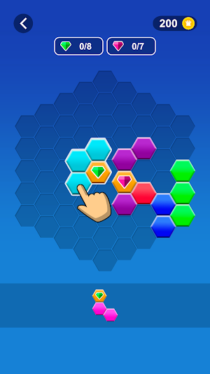Hex Merge Lines - Block Puzzle Screenshot 0