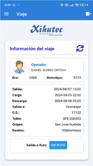 Operadores Xihutec Screenshot 2