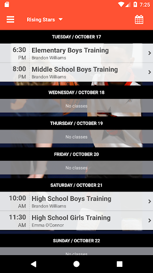 Rising Stars Youth Foundation Screenshot 2