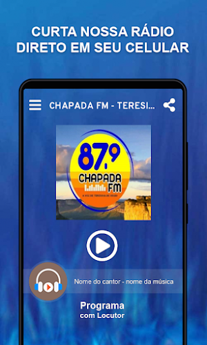 CHAPADA FM - TERESINA DE GOIÁS Screenshot 1