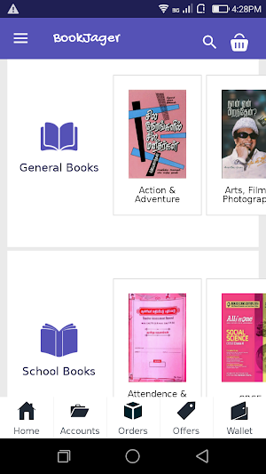 BookJager - Online Book Store Screenshot 0