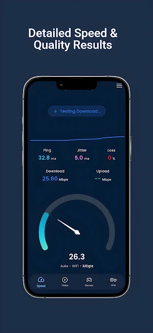 SpeedVvy – Speedtest & VPN Screenshot 1