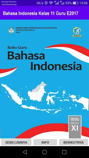Bahasa Indonesia  Kelas 11 Guru 2017 Screenshot 0