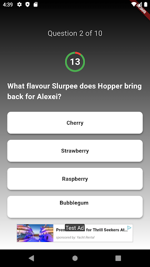 Stranger Things Trivia Quiz Screenshot 2