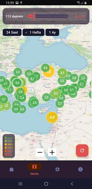 Deprem Takip-Bildirim Sistemi Screenshot 3