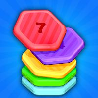 Hexa Stack Count Merge Sort 3D