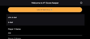 BilliardXScore Screenshot 0
