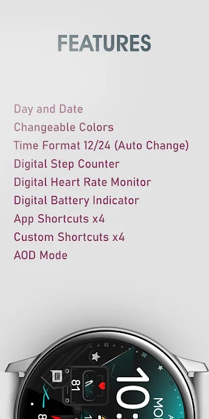 Dream 111 - Digital Watch Face Screenshot 2
