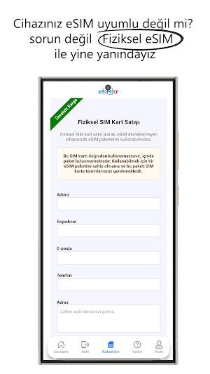 eSIMtr - Uygun Fiyatlı eSIM Screenshot 2