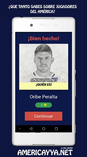 Adivina al jugador del América Screenshot 2