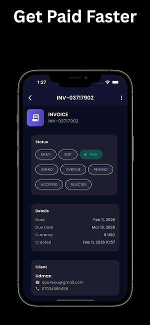 Invoice Maker: Estimate & PDF Screenshot 1