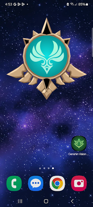Genshin Vision Watch Face Screenshot 0