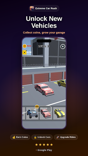 Extreme Car Rush: Racing Game Screenshot 1