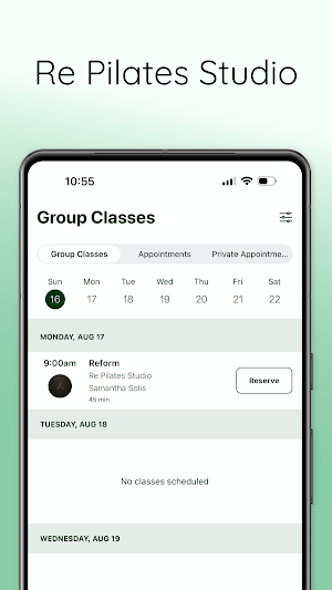 Re Pilates Studio Screenshot 2