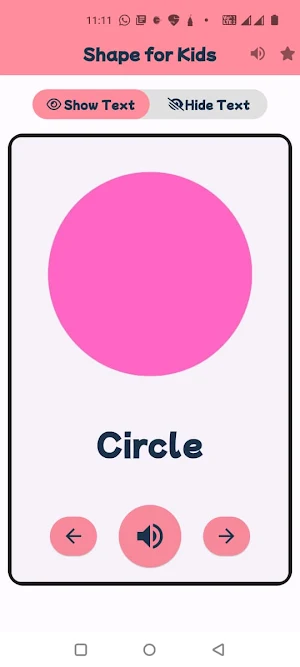 Shape Flashcards for Kids Screenshot 2