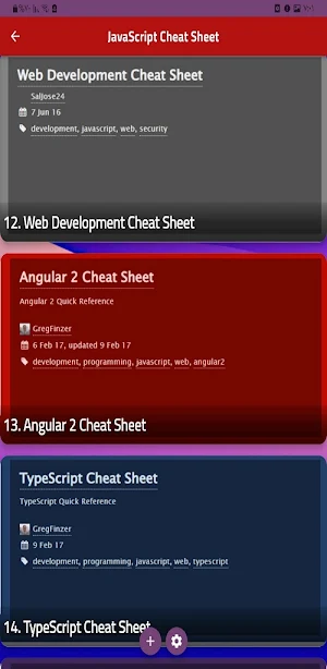 JavaScript Cheat Sheet Screenshot 2