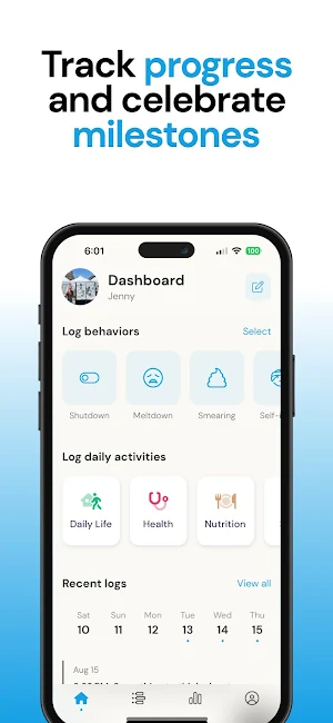 Guiding Growth: Autism Tracker Screenshot 1