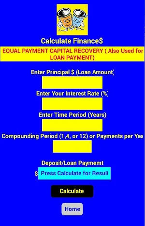 Tablet Financial Calculator Screenshot 1