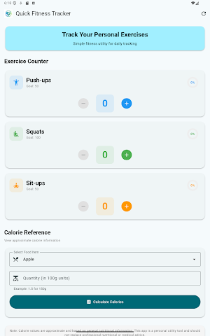 Quick Fitness Tracker Screenshot 3