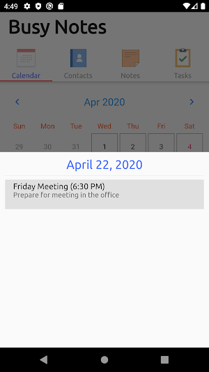 Busy Notes Screenshot 2