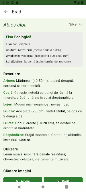 Dendrologie Screenshot 2
