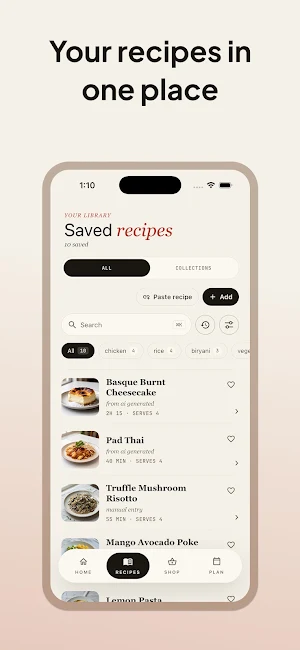 Peelmeal: Recipe & Meal Plan Screenshot 1