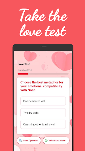 Love Test: Love Calculator App Screenshot 1