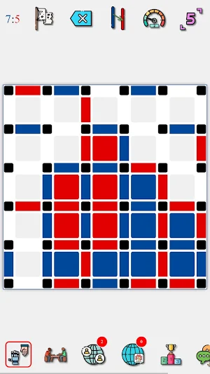 Dots and boxes Screenshot 0