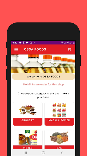 Ossa Foods Screenshot 1
