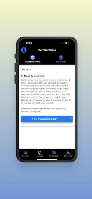 TrueYoga. Screenshot 3