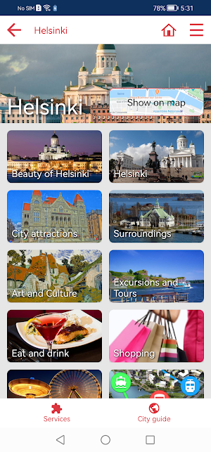 Helsinki City Guide Screenshot 1