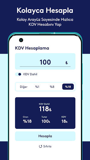 KDV Hesaplama Screenshot 0