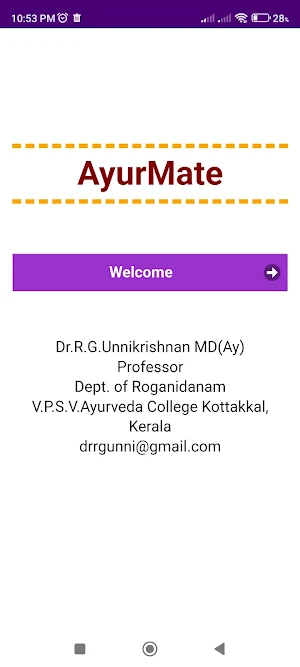 AyurMate Screenshot 1