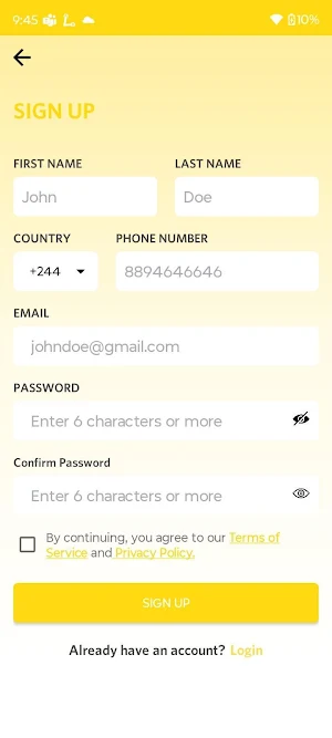 BeeTaxi App & Delivery App Screenshot 0