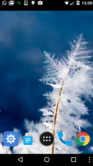 snow nature wallpaper Screenshot 1